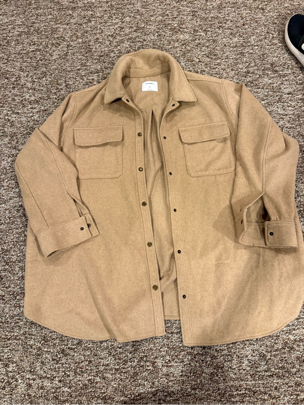 Women’s Old Navy Tan Utility Shirt Jacket